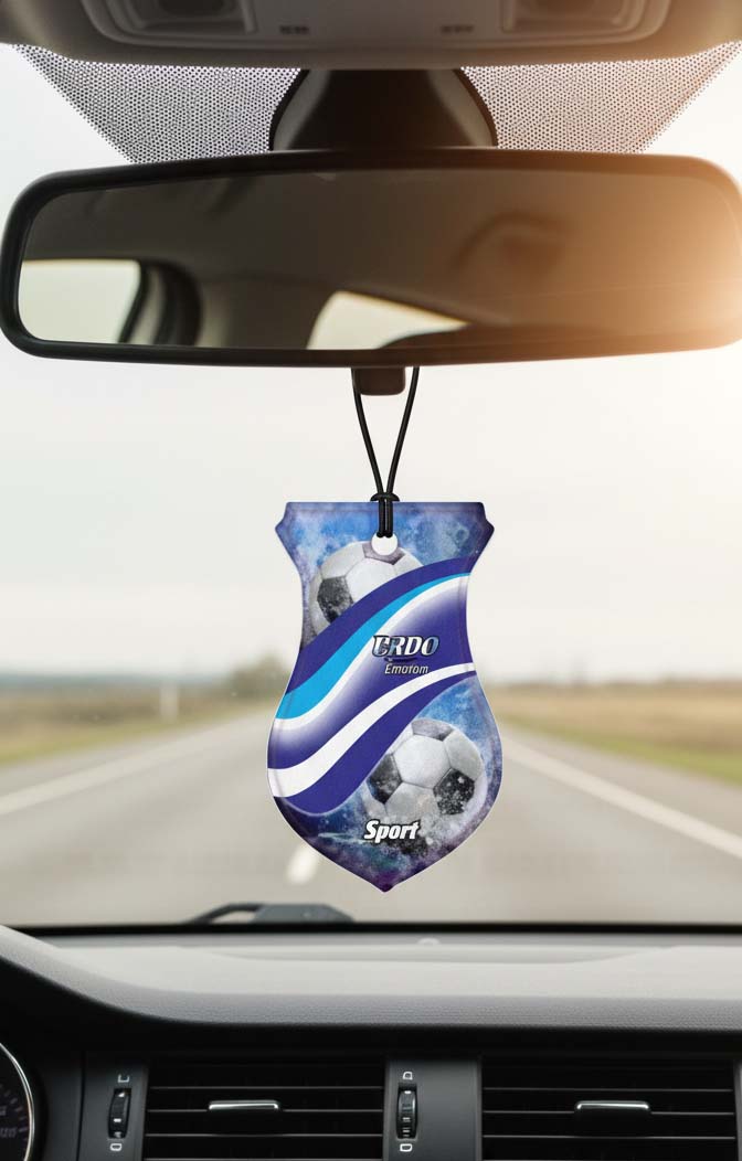 Profumatore Auto Pallone da Calcio in Carta con Logo Personalizzato
