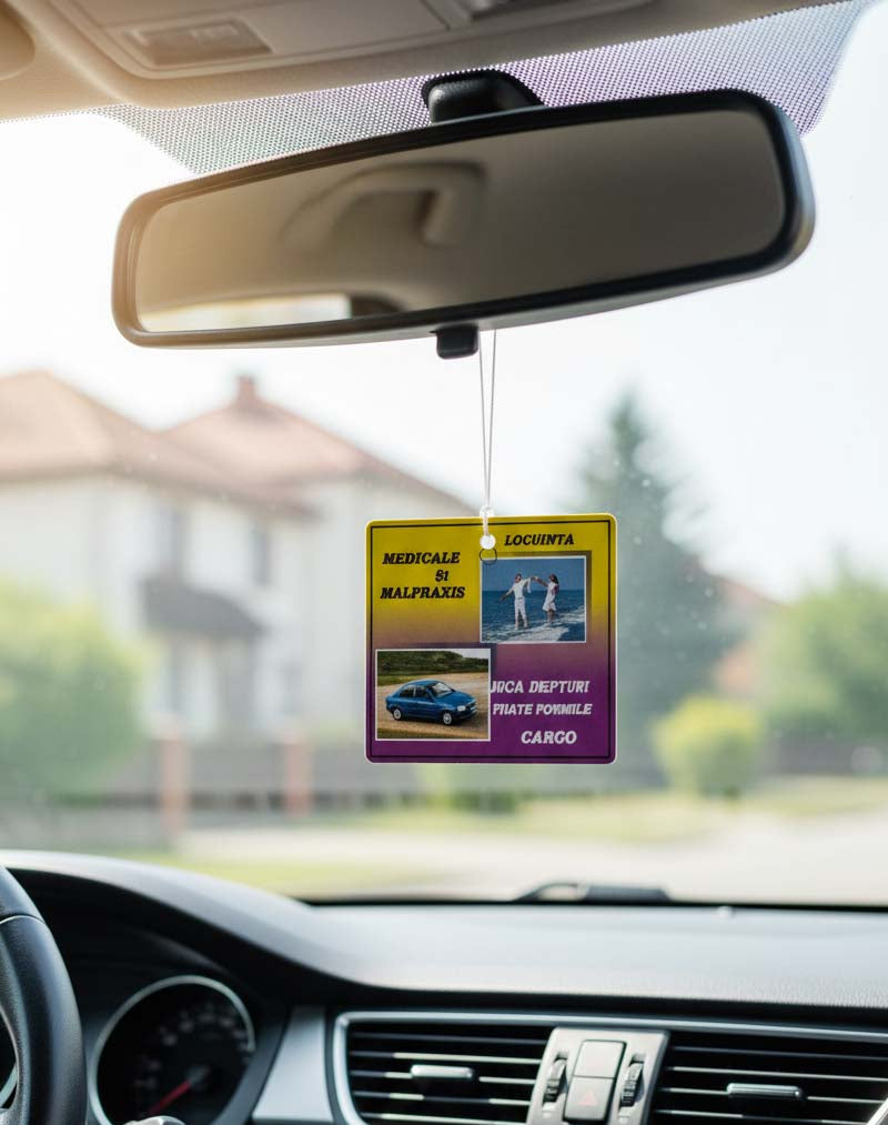 Profumatore per Auto Rettangolare in Carta