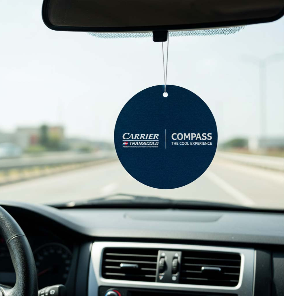 Profumatore per Auto Rotondo in Carta